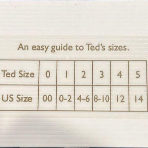 NWT Ted Baker Tamziiy V Neck Tie Front Mini Dress Ted Size 4/ US 12 - Picture 14 of 14